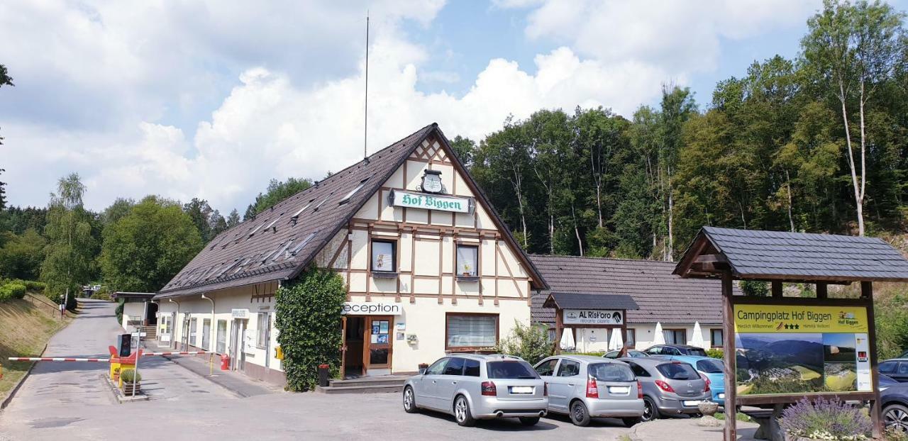 Campingplatz Hof Biggen Hotel Attendorn Bagian luar foto